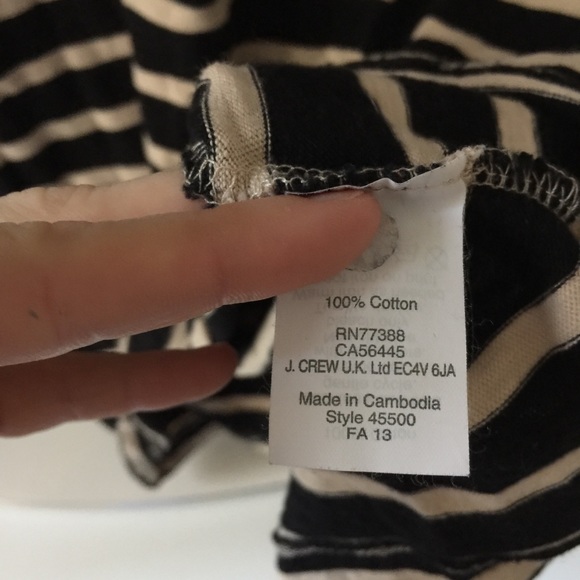 J Crew Artist T Striped Top - Picture 5 of 5